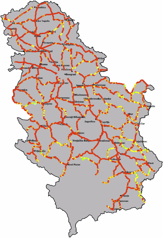 Sl. 4 2G/GSM mape pokrivanja